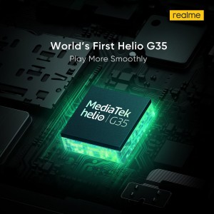 The Realme C11 will be the first to use the Helio G35 from MediaTek
