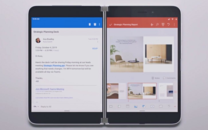 You'll be able to open Outlook and PowerPoint with a single tap.