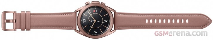 Here's the 41mm Samsung Galaxy Watch3 in Bronze