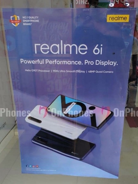 Realme 6s to debut in India as Realme 6i next week