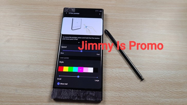 Samsung Galaxy Note20's S Pen stylus to act as a pointer