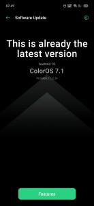 The ColorOS 7.1 update that enables video recording with all three cameras