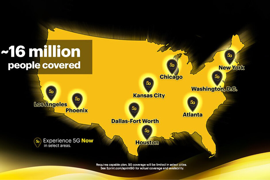 Sprint 5G network coverage map: which cities are covered?