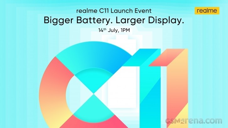 Realme C11 India launch set for July 14