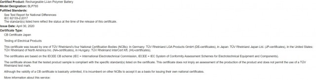TUV Rheinland certificate