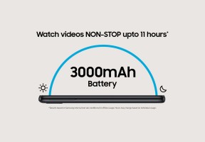 3,000 mAh battery