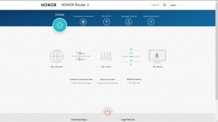 Honor Router 3 web manager