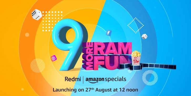 Xiaomi Redmi 9 teased on Amazon India with more RAM for August 27
