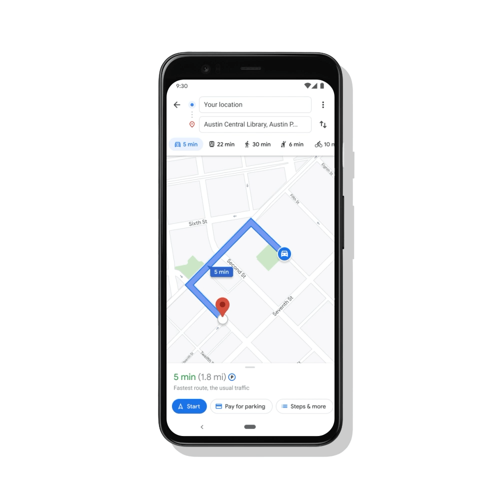 Google Maps begins accepting parking payments via Google Pay