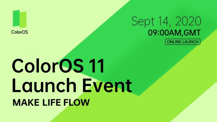 Next Oppo UI to be called ColorOS 11, launch scheduled for September 14
