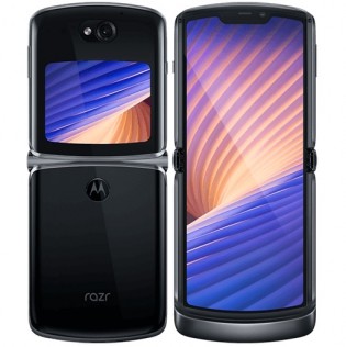 Motorola Razr 5G in Polished Graphite color
