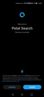 Huawei Petal Search app functionality