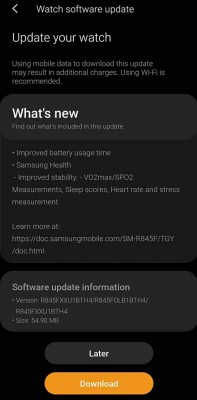 Firmware update for all Samsung Galaxy Watch3 models improves sleep tracking, SpO2 and VO2 max readings
