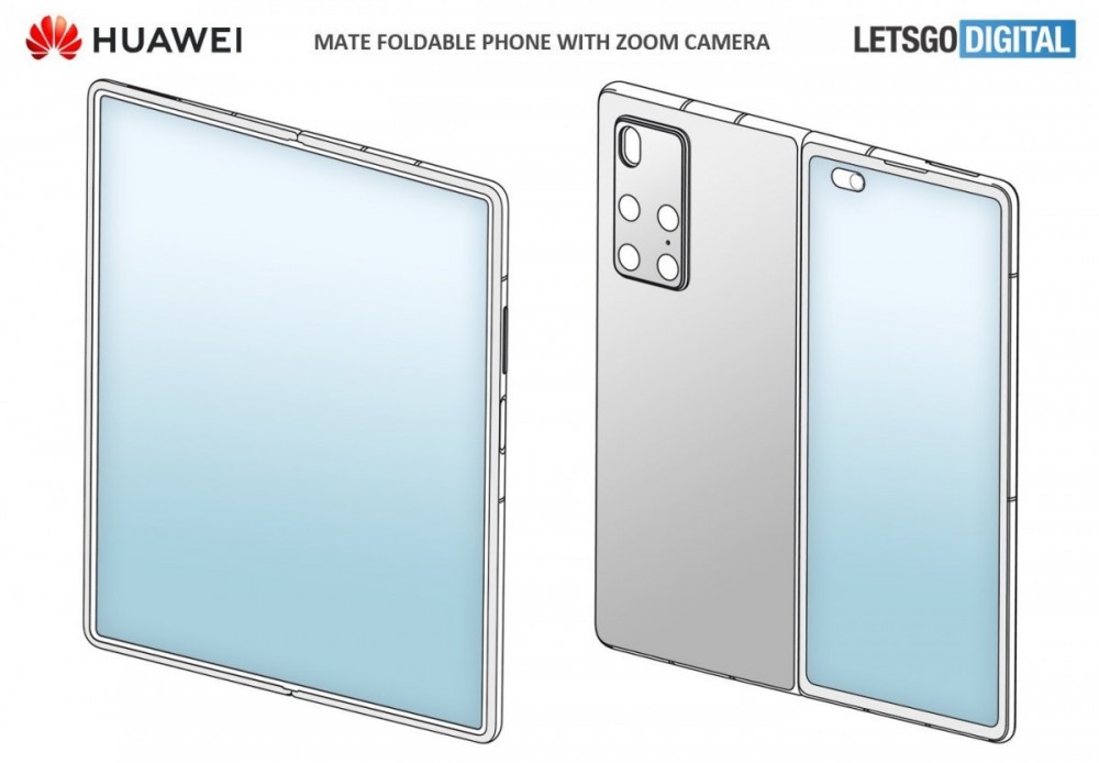 Huawei Mate X2 appears in new patent listing, model number also revealed