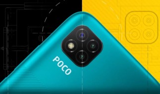 Poco C3 front and back