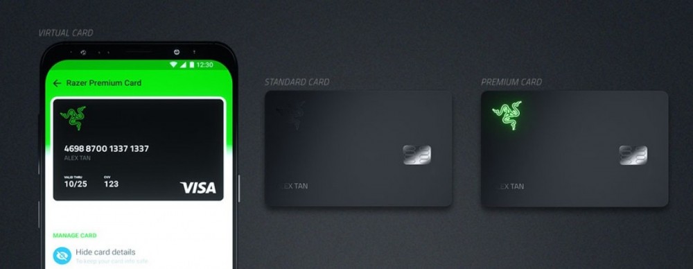 Razer Card announced - a pre-paid Visa card with 1% cashback on all purchases and a light-up logo
