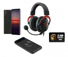 Gaming bundle including HyperX headset and 10,000 mAh power bank