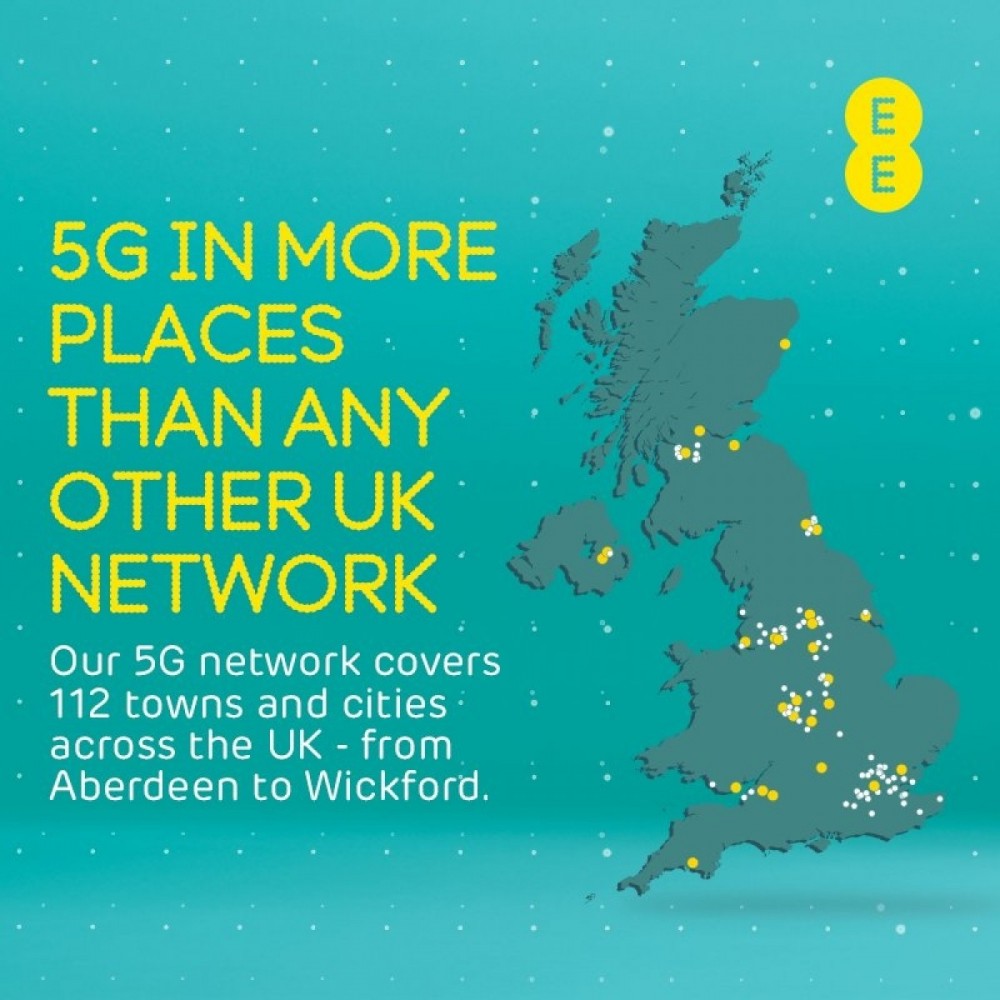 EE brings 5G to 12 more locations ahead of iPhone 12 launch