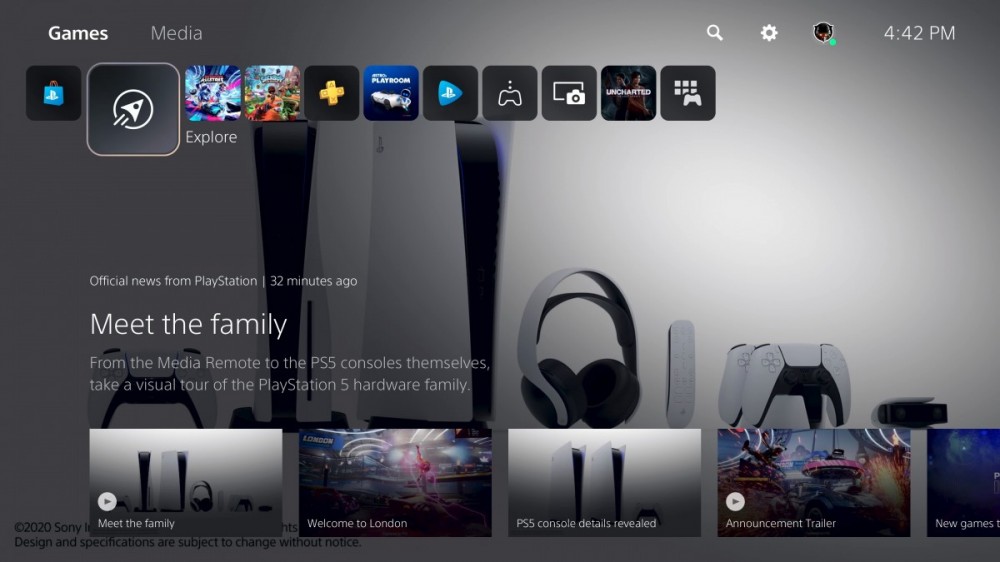 Sony finally shows off PlayStation 5 UI and new software features