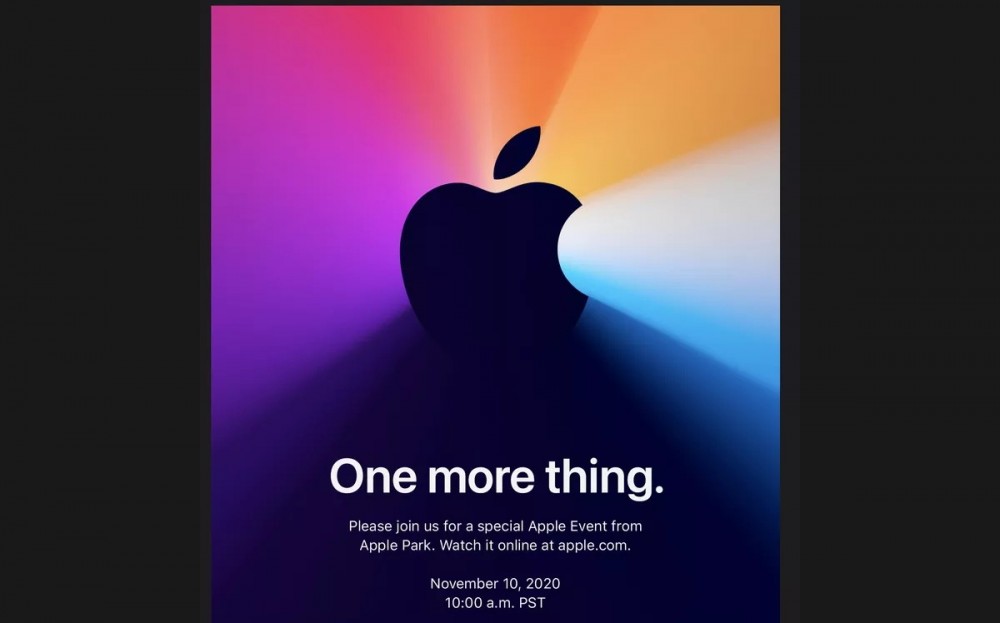 Apple announces November 10 event for ''one more thing''