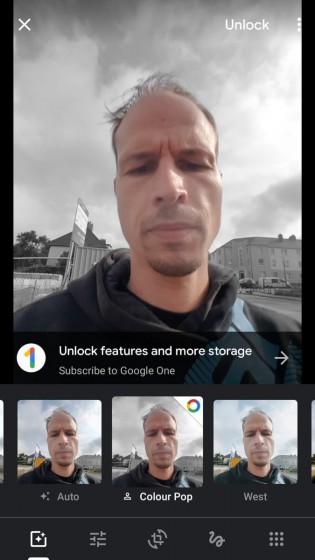 You need Google One subscription to use Colour Pop with photos lacking depth information