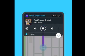 Waze now fully supports Amazon's Music streaming service