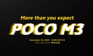 Poco M3 launching on November 24