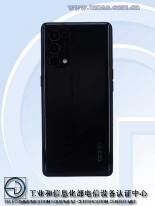 Oppo Reno5 Pro 5G images posted on TENAA's website