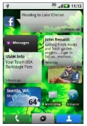 Motoblur's supported every messaging channel and social network you can think of