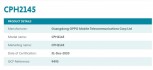 Oppo Reno5 5G CPH2145 certifications