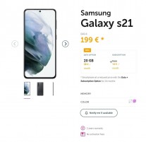 The Galaxy S21 trio's pricing