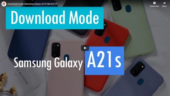 Download mode A21s