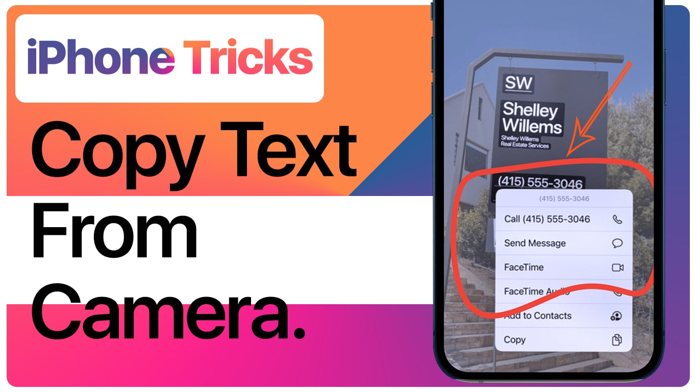 iPhone Tricks: Copy text from Camera or Photos