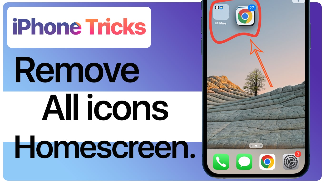 iPhone Tricks: Remove all icons from home screen on iPhone | Easy way